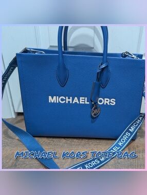 Michael Kors Mirella Medium Pebble Leather Tote Bag